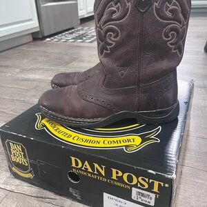 Dan Post Men's Dark Brown Western Boots